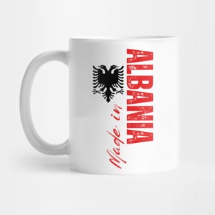 Made in Albania, Albanian flag Mug